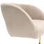 Chaise d'appoint rembourrée et capitonnée Alleen-1837035499