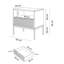Bedside Table CORTADO S54-1391318169
