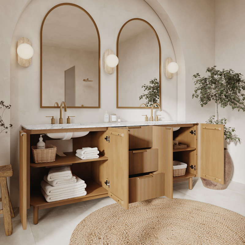 Meuble-lavabo double 78 po Nova, 78"