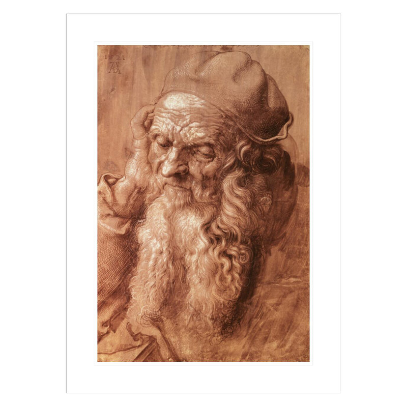Portrait d'un homme de quatre-vingt-treize ans par Albrecht Dürer - Impression Giclée encadrée, H 29,5 po x l 21,92 po