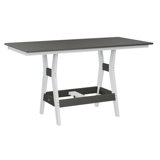 Berlin Gardens Harbor Regular Top With White Base Rectangular Bar Table