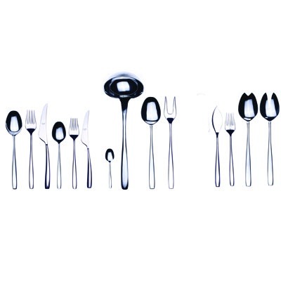 Ensemble de couverts Avanguardia (configuration P) - 113 pièces - Acier inoxydable