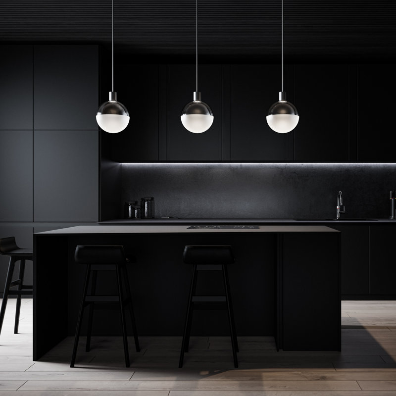 Gaze LED Pendant, Black, 2700K