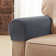 Pizarro Super Soft Stretchy Texured Grid Box Cushion Armrest Slipcover