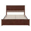 Lit plateforme en bois massif Francoise avec pied de lit assorti et chargeur d'appareil intégré-1111206091-1101651837