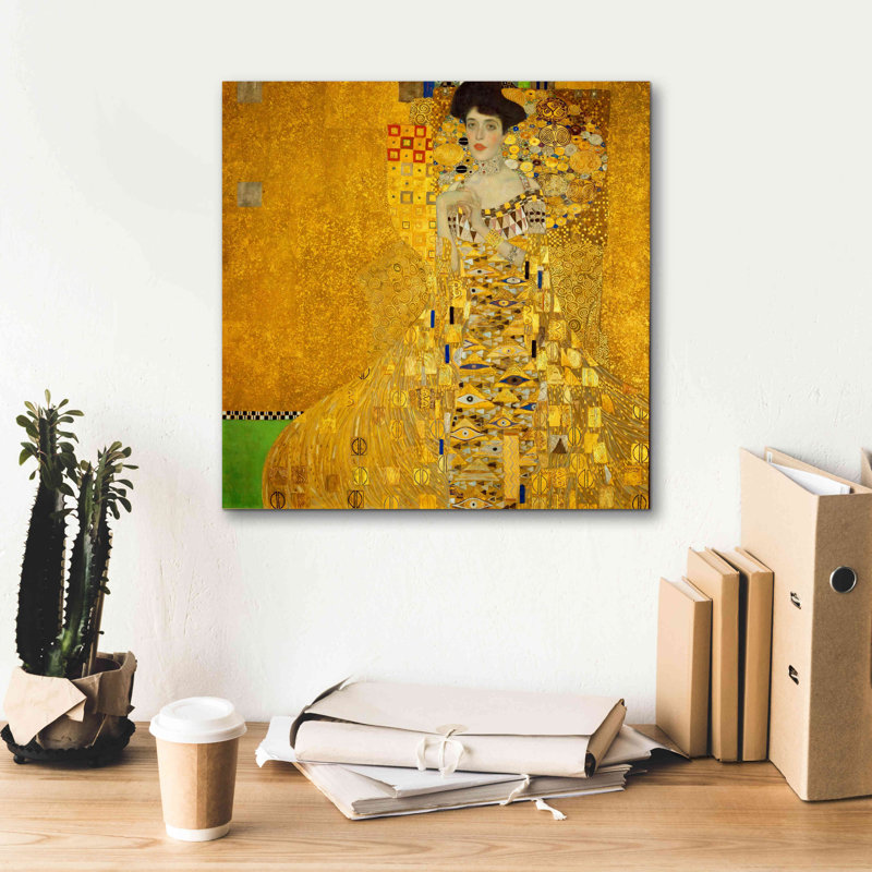 «Polissena Portrait Der Adele BlochBauer I on Canvas» par Piet Mondrian, reproduction, H 18 po x l 18 po x P 0,75 po