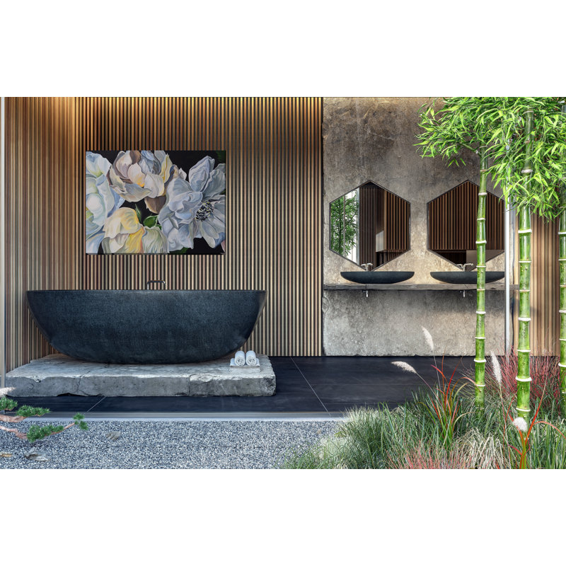 Art floral sur toile murale