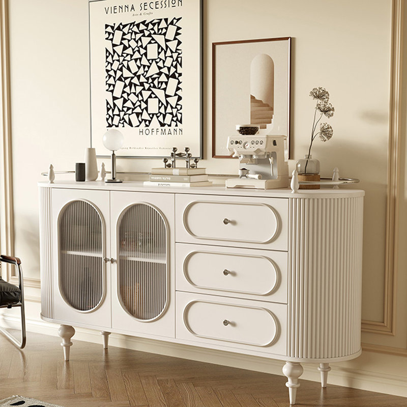 Addileigh Sideboard, White, 35.43" H x 59.06" W x 13.78" D