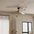 72" 6-Speed Ceiling Fan With Remote Control