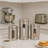 Ebern Designs Set Of 3 Pieces Stainless Steel Canister Kitchen Storage Jar Container Organizer With Clear See Through Window For Food Cookie Flour Sugar Tea Coffee Storage, Brushed Finish