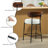 Upholstered Boucle Counter Stool-445454737