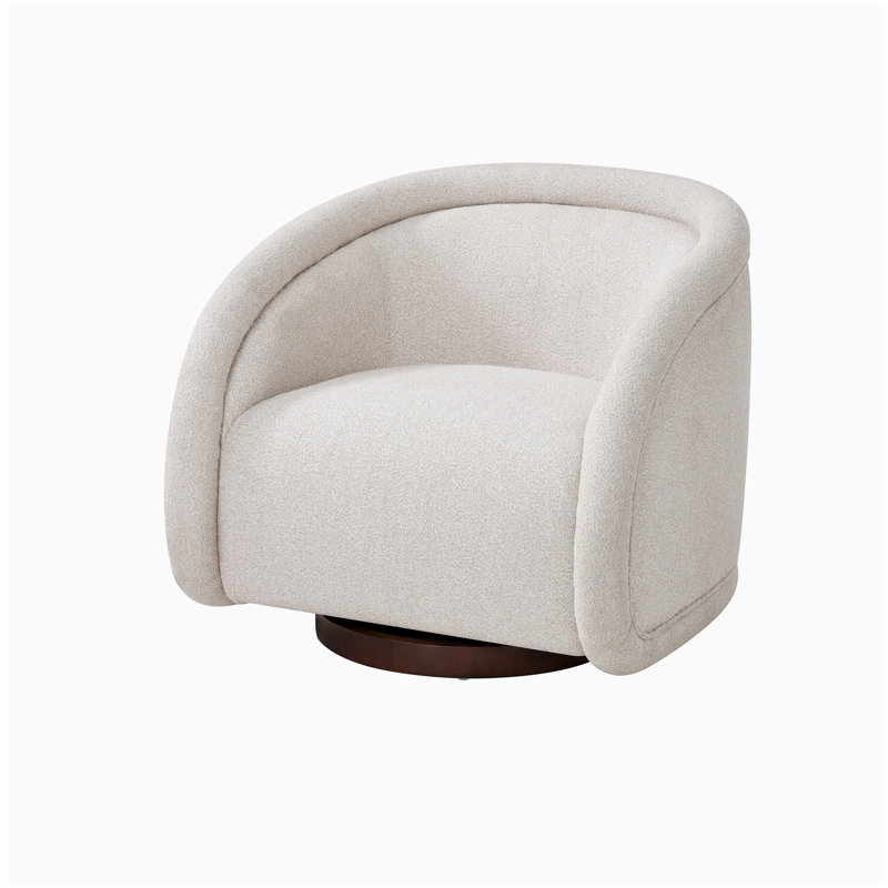 Chaise pivotante Sabbo Beige Boucle