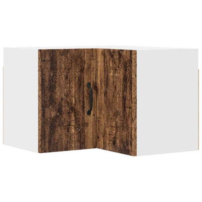 Vidaxl Kitchen Wall Cabinet Old Wood 57 X 57 X 40 Cm Engineered Wood