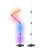 66 " Led Novelty Foldable Floor Lamp With Smart Control