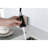 Spring Matte Black Kitchen Faucet - Stainless Steel, Pull-Out Spray Head, Single Handle For Water Control Spray, Easy Flow