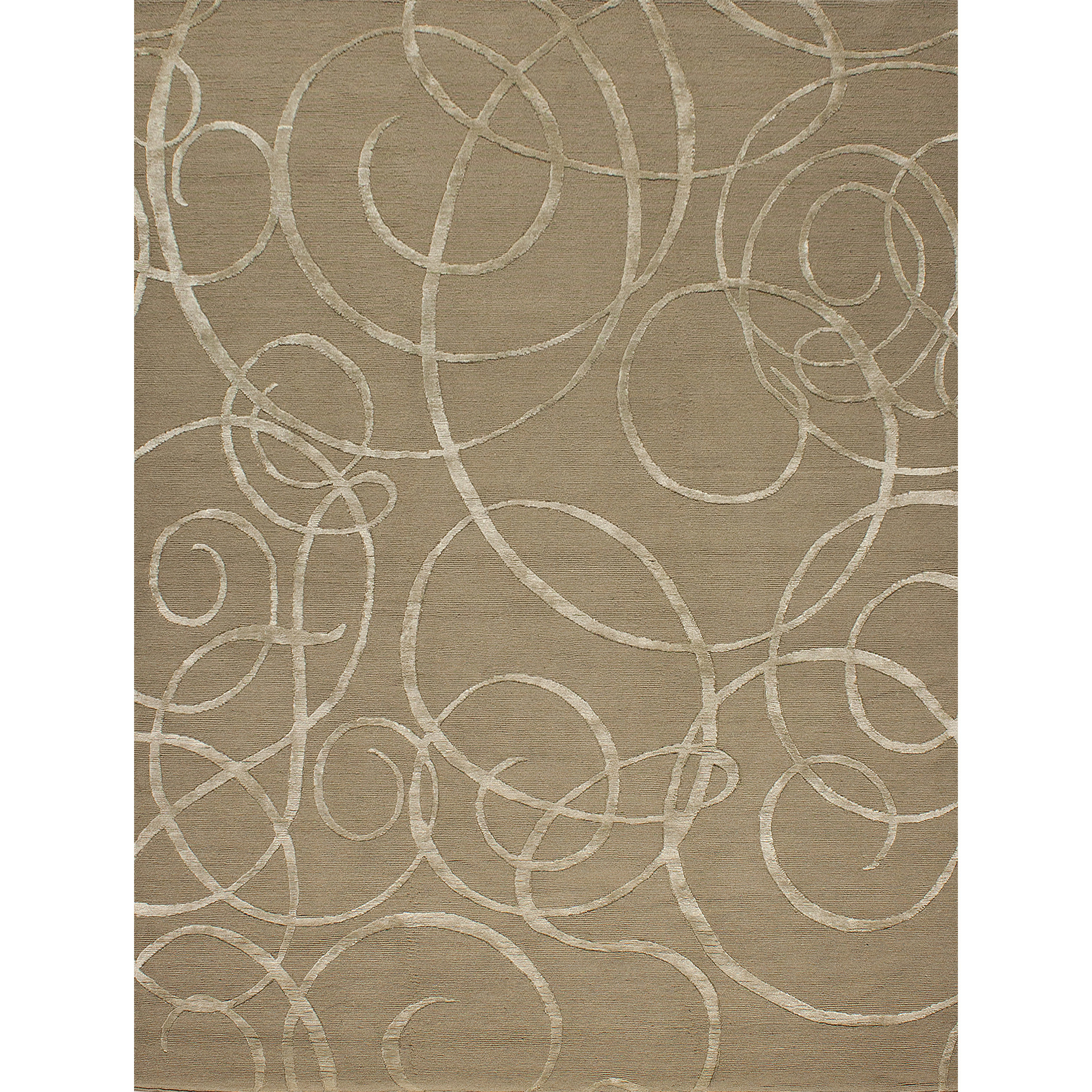 Burlp Rug Bokara Rug Co., Inc. Rectangle Area Rug in Burlap/Ivory | Wayfair
