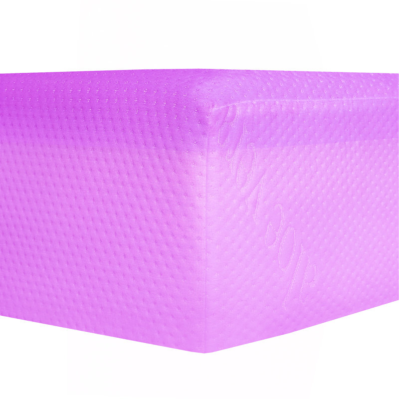 6 In. Firm Gel Memory Foam Mattress For Full Size Bed In A Box With Breathable Pink Aloe Vera Cover