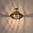 4-light Matte Black Beaded Semi-flush Mount-1920776602