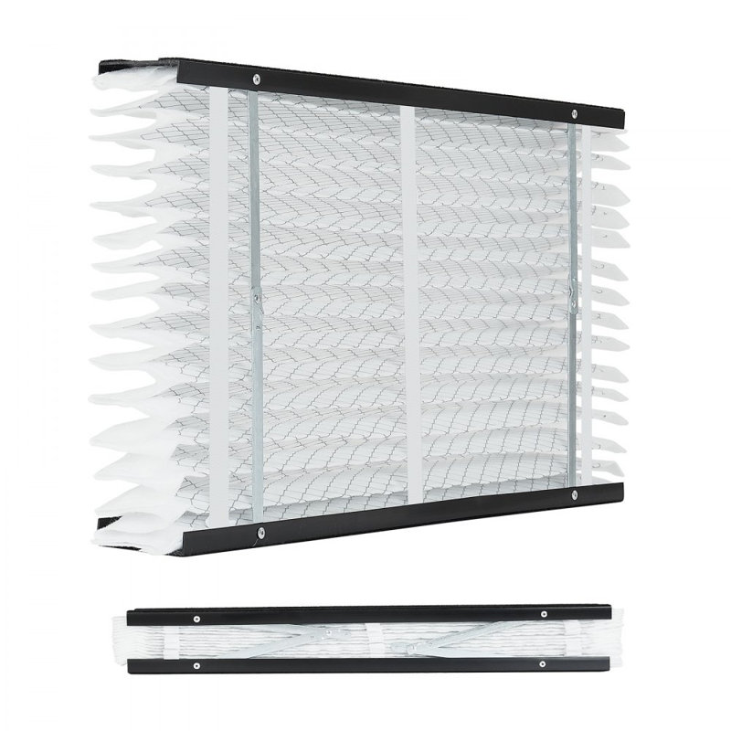Filtres à air MERV 11 Filtre de fournaise électrostatique CVC plissé 16 x 28 x 4