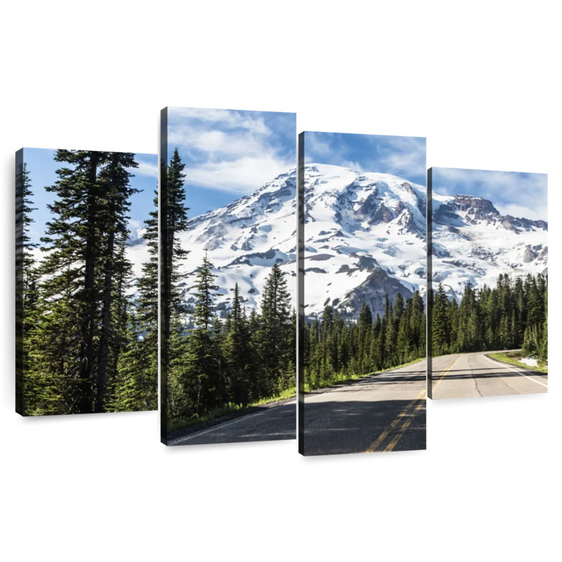 Mehar Road To Mount Rainier, H 27 po x l 43 po