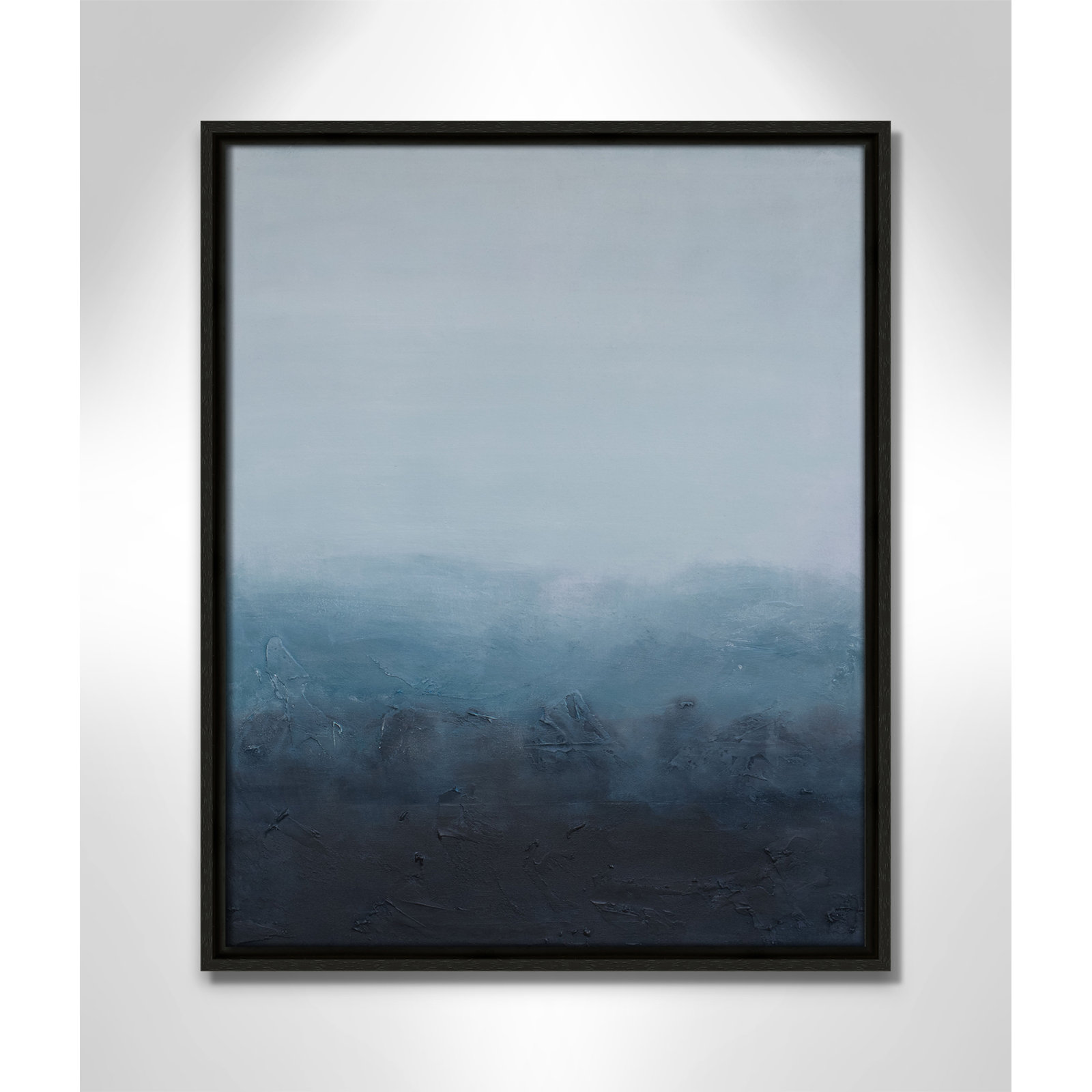 Elemental I Print by S.H. Khan, 17.5'' W x 21.5'' H, Espresso Floater