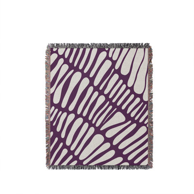 Pyro Abstract Print Cotton Throw Blanket