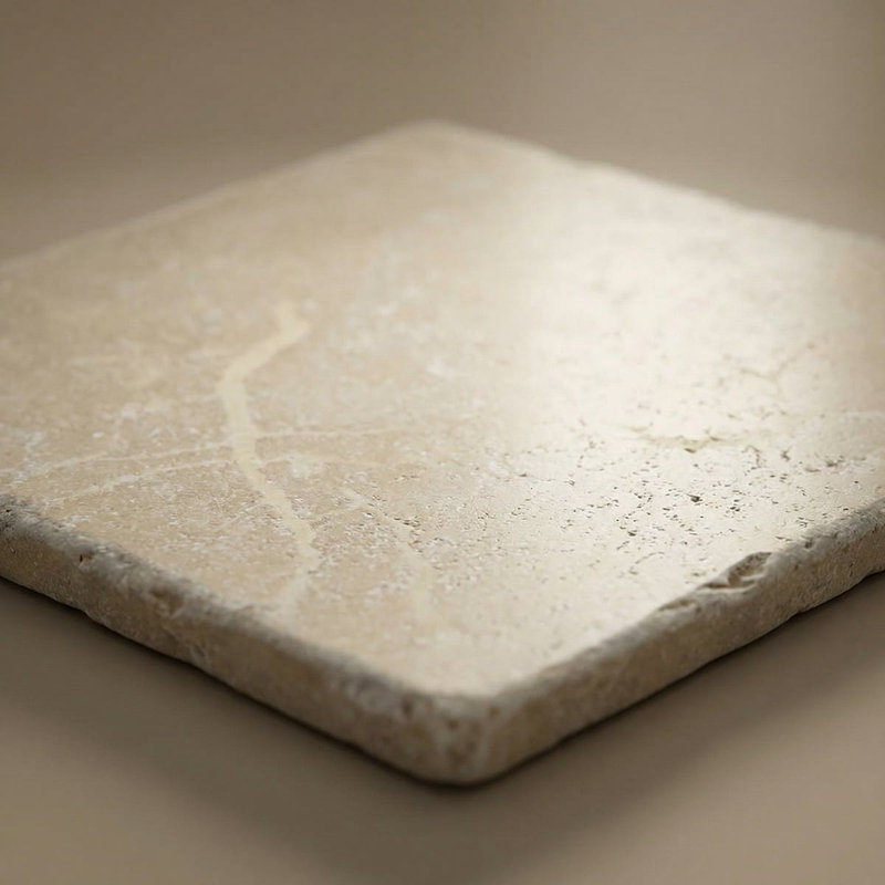 Botticino Tumbled 6x6 Marble Tile