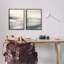 Ensemble de cadres flottants 2 pièces Mountain Peaks & Neutral Lake, design par Gemma Bardot-1302330871-1302330873