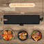 Luch 90cm W x 23cm D Portable Indoor/Outdoor Use 01 - Burner Countertop Electric Grill