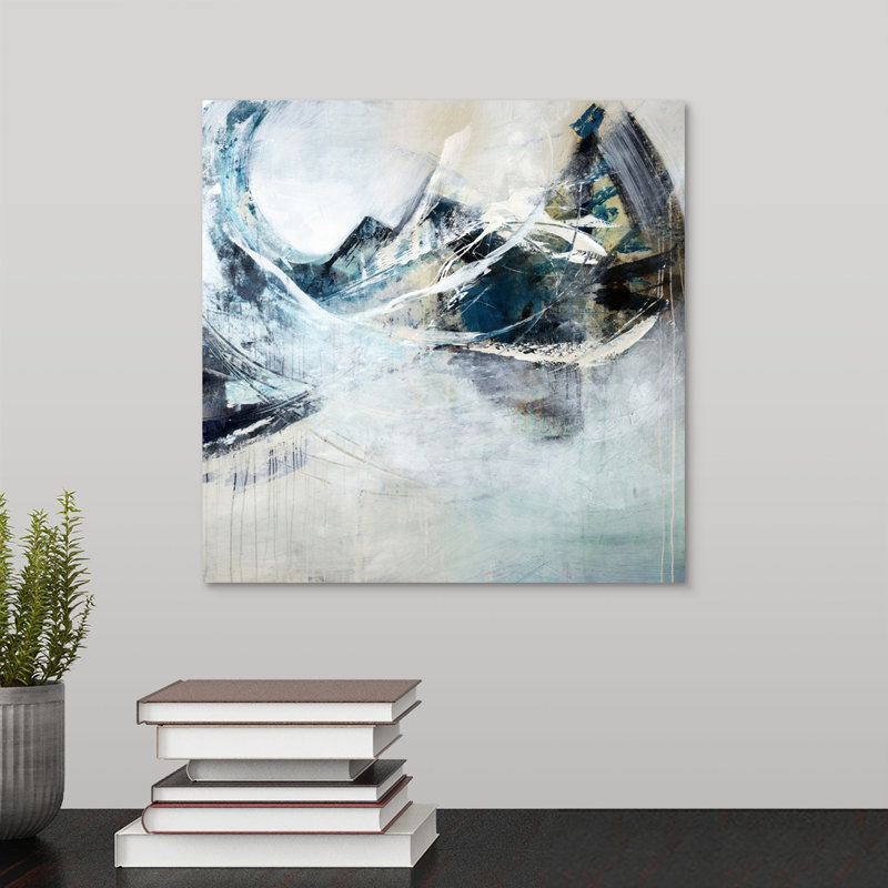 « incurvés activities ii », peinture sur toile, Toile tendue, H 12 po x l 12 po x P 1,25 po