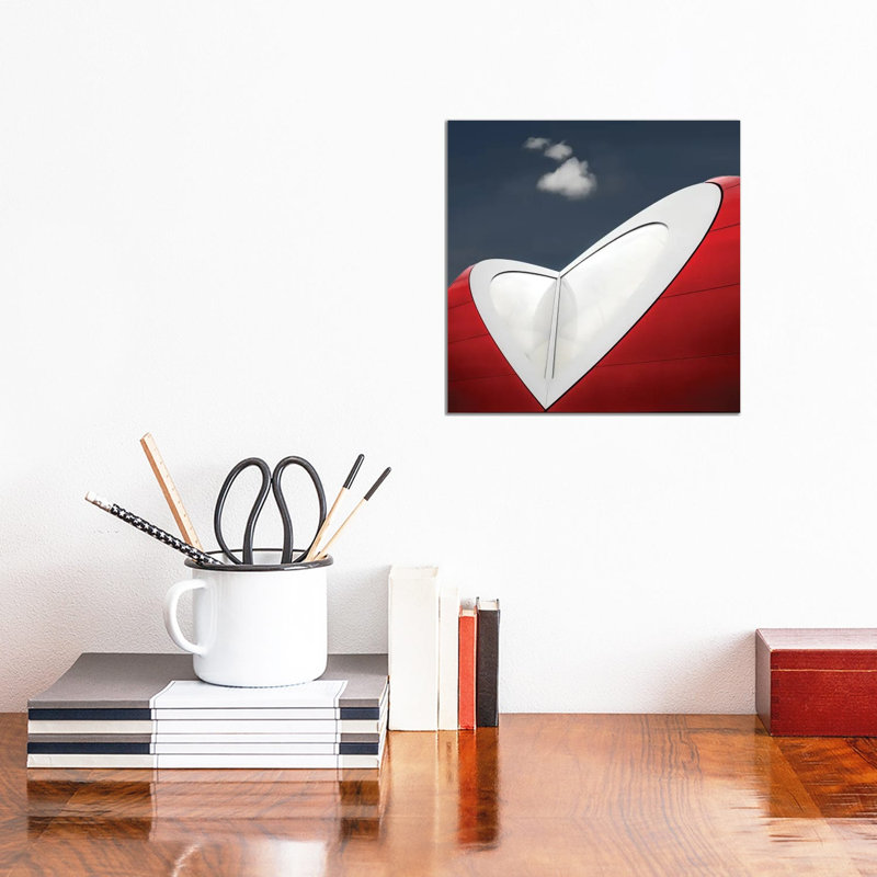 Wondering Heart 1 Piece Wrapped Canvas Wall Art, 30.48 cm H x 30.48 cm W