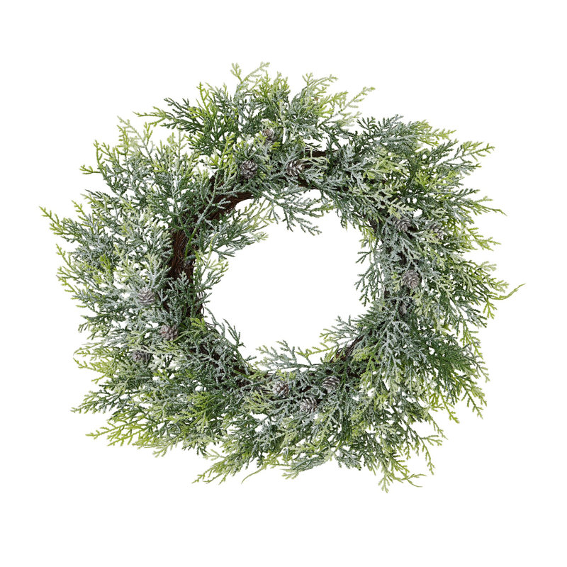 Handcrafted Faux Pinecone 55cm Wreath