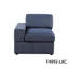 Ensemble de canapé de salon en microfibre gris foncé Onyx-468958437