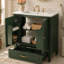 Ensemble de meuble-lavabo 60 po avec lavabo double 60 po, 2 armoires avec porte et 2 tiroirs-133416654