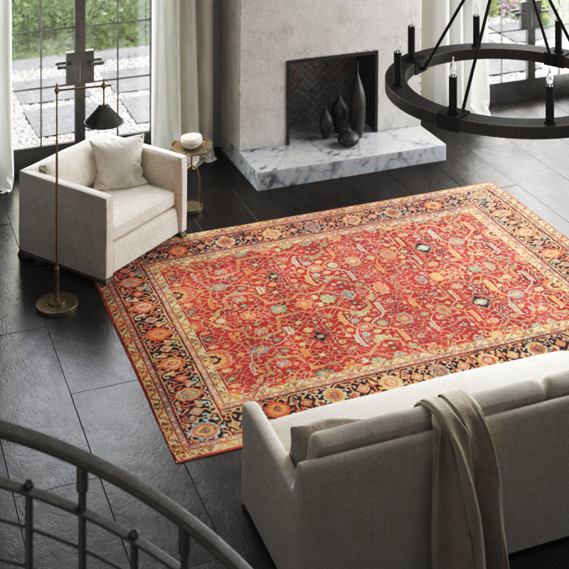 Strap Heriz One-of-a-Kind 8'8" X 11'10" Area Rug