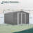  Large Metal Outdoor Storage Shed with Updated Frame, Lockable Doors, and Spacious Interior for Backyard Garden Patio Lawn-123772175-123772172