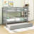 Davyan Twin Over Twin Wood Bunk Bed with Twin Trundle-367469986