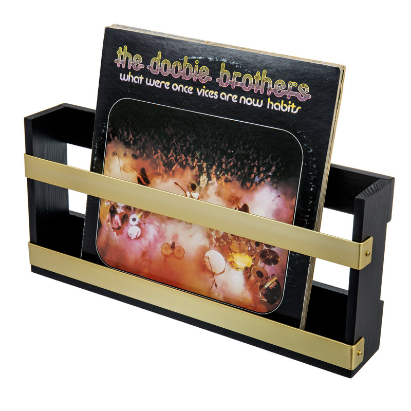 Decorative Brass Metal Bar Magazine Rack