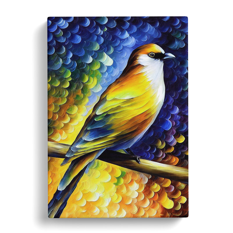 Bird Portrait No.1 - Wrapped Canvas, 50cm H x 35cm W x 3cm D