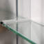 Armoire à pharmacie 15 po x 26 po avec miroir réglable et fixation murale en aluminium pour salle de bain