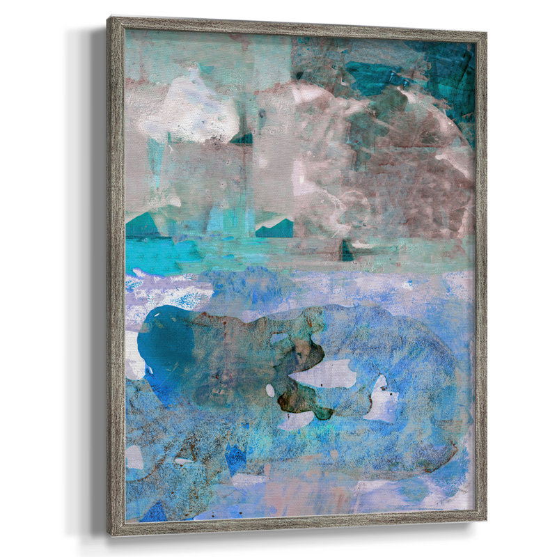 Impasto IV Framed Print - Solid Wood, 11" H x 9" W