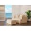 Chaise et demi et repose-pieds de Cadin