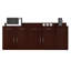 Armoire de rangement pour salle de pause de bureau avec poubelle - Armoire de base pour station de café commerciale entièrement assemblée - l 90 po x P 24 po x H 36 po-35516641