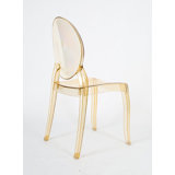 Resin Oval Back Armless Sophia Chair by Chivari, 3 Chair Bundle by Chivari