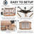 12x12ft Pop up starry sky top Gazebo Screen House Tent with Sidewalls-102383225