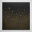 Golden Abstract Blossoms Wall Art - Canvas Framed Print-532429255