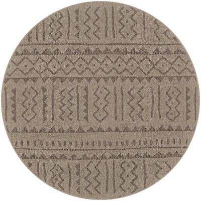 Tapis intérieur / extérieur brun Joleigha