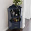 Bar en bois avec 2 tablettes de rangement ouvertes et 2 tiroirs-1555432468