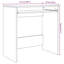 Desk With Shelf 77.5 X 43 X 79 Cm Engineered Wood-1722592988