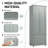 Tall Storage Cabinet With Two Drawers-2088950395